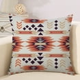 thumbnail image 2 of Panxico Housse de Coussin en Lin, Housse de Coussin Géométrique Simple pour Canapé, 2 of 4