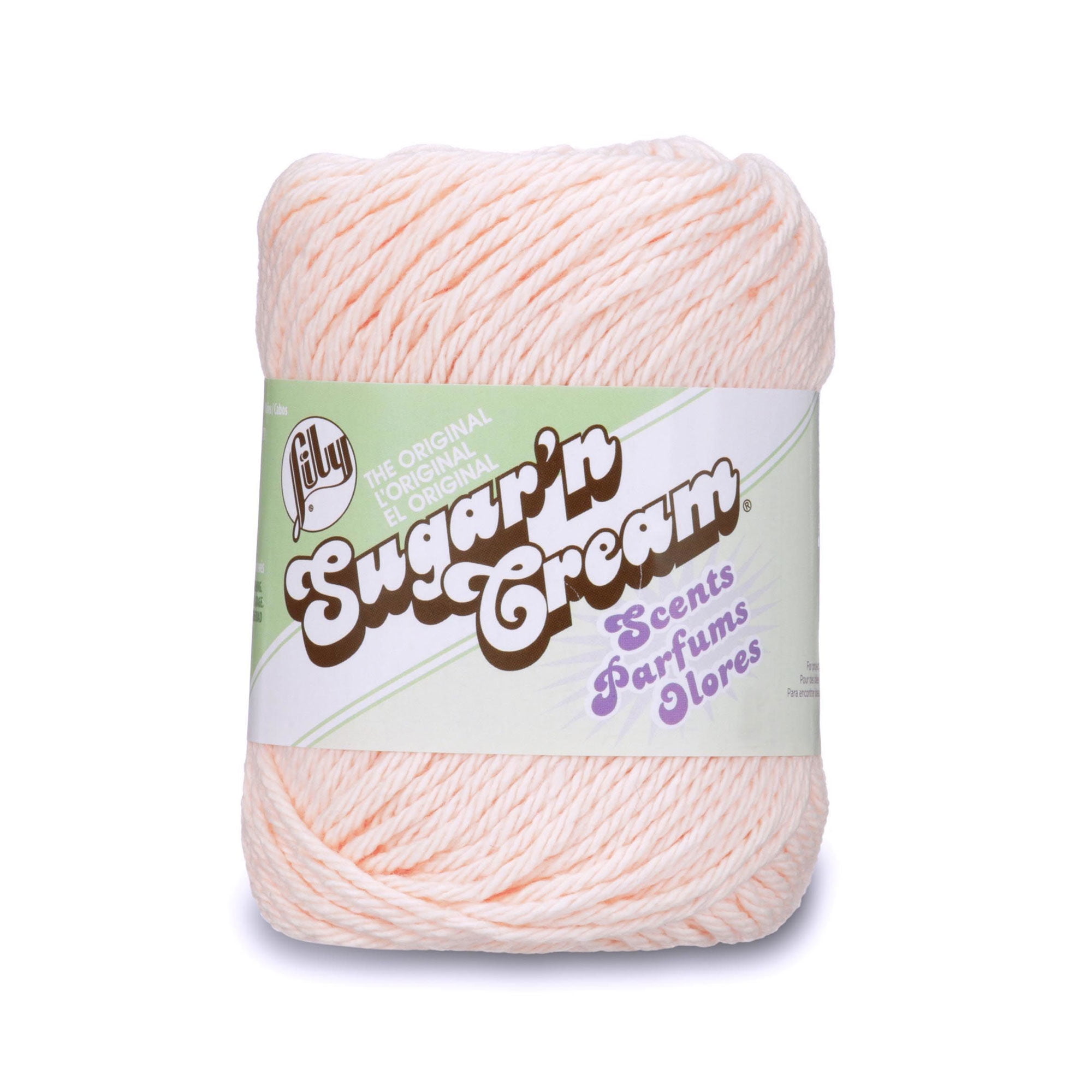 LILY SUGAR’N CREAM STRIPES YARN, NATURAL STRIPES
