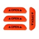 thumbnail image 1 of Cinta reflectante adhesiva de 4 Uds., tira reflectora de recordatorio a prueba de lluvia, pegatinas de apertura de puerta de coche para mascotas, Naranja Macarena pegatinas reflectantes para coches, 1 of 7