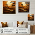 thumbnail image 4 of Designart "African Savannah Charm XII" African Floater Framed Canvas Print, 4 of 7
