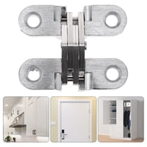 STOBOK Adjustable Stainless Steel Door Hinge Self Closing Auto Close for Home Cabinet Door