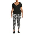 thumbnail image 3 of Terra & Sky Women's Plus Size Leggings, 3 of 5