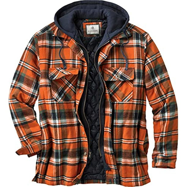 Hooded flannel 2025 jacket walmart