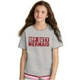 thumbnail image 5 of Off Duty Mermaid Funny Beach Swim Girls Kids T Shirt Tees Teen Brisco Brands M, 5 of 5