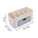 thumbnail image 2 of Organizador Maquillaje Escritorio Caja Almacenamiento Con Plástico Cajón para Tocador () Azul, 2 of 5