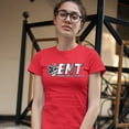 thumbnail image 3 of Tee Hunt EMT Emergency Medical Technician T-Shirt EMS Paramedic Star of Life Women's T-Shirt Tee, Red, 3X-Large, 3 of 5