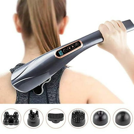 NK Back Massager Handheld, Cordless Deep Tissue Percussion Massage for Neck, Shoulder, Leg, Foot and Full