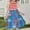Blue, variant on LJEFF Girls 4th of July Sleeveless Tiered Dress, Flowy Patriotic clothes Summer Casual Dresses for Kids Multicolor Size 5-6T