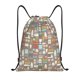 thumbnail image 1 of Fotbe Kitchen Food Bolsa Mochila con Cordón Estampada, Bolsa de Gimnasio Deportiva, Bolsa Cinch, Bolsa con Cordón para Hombres y Mujeres-Small, 1 of 6