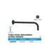 thumbnail image 3 of Cuello Para Regadera CNX de Acero Inoxidable Negro Mate 40cm CUE-011, 3 of 3