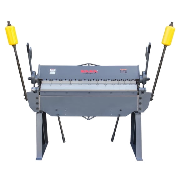 49-Inch Box and Pan Brake,12-Gauge (0.1") Mild Steel Capacity, Minimum Reverse Bend 0.55"(14mm), Max Box Bending Depth 5.51"(140mm), 0-135° Adjustable Angle W-4812