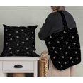 thumbnail image 5 of Soimoi Black Velvet Fabric Heart & Love Text Print Fabric by Yard 58 Inch Wide, 5 of 5