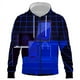 thumbnail image 1 of Sudadera con capucha y cremallera con estampado 3D de tecnología digital para hombre y mujer, informal, de gran tamaño, unisex, 1 of 6