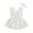 White A, variant on Hirigin Newborn Baby Girl Floral Lace Romper Dress Sleeveless Ruffle Mesh Tutu Dress 0 3 6 12 18 Months Cute Jumpsuits with Headband