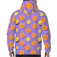 thumbnail image 7 of Wukai Yellow Lemon And Orange Print Men Hoodies Fleece Sweatshirts Long Sleeve Sweaters Pullover Fall Outfits Winter Clothes-XX-Large, 7 of 7