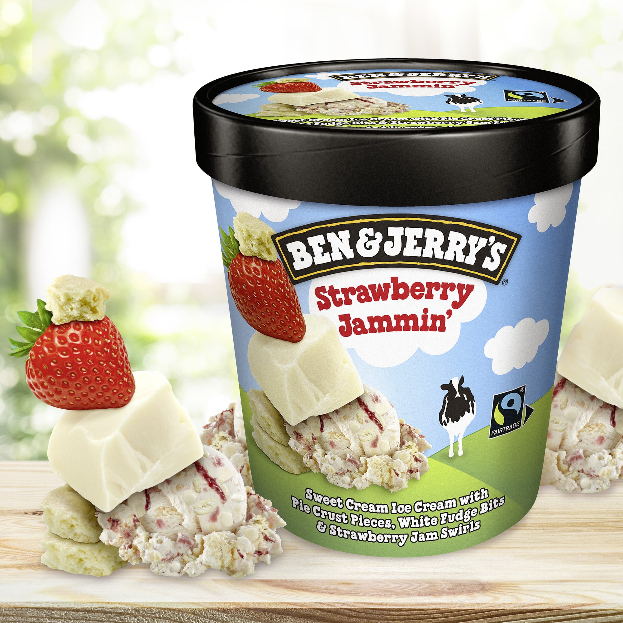 Ben & Jerry's Strawberry Jammin Crème Glacée 473 mL