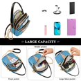 thumbnail image 5 of FORMRS Crossbody Bag for Women Quilted Travel Shoulder Cell Phone Purse with Chain Strap Handbag, Ice Cream Cat, 5 of 7