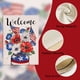thumbnail image 4 of Bandera decorativa patriótica para jardín con flores del 4 de julio, ideal para decorar el jardín exterior con tarro de cristal, ideal para el Día de los Caídos en Estados Unidos, decoración pequeña, 4 of 8