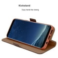 thumbnail image 4 of Galaxy s8 Plus Case, Mignova Galaxy S8 Plus Wallet Case Genuine Premium Leather Case Card Slots & Magnetic Closure case cover for Samsung Galaxy S8 Plus 2017 release (Brown), 4 of 6