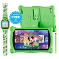 thumbnail image 1 of Contixo Kids Tablet & Smart Watch Bundle - 7" Android Tablet, 50+ Disney eBooks 2GB RAM, 32GB, Bluetooth, Stylus & Watch, Parental Controls, Case, Green, 1 of 8