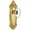 Polished Brass, variant on Grandeur Grande Victorian Plate with Provence Crystal Knob, Privacy - 2.375", Antique Pewter