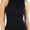 Black, variant on ToBeInStyle Women's Turtleneck Fullback Sleeveless Tank Top