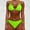 Green, variant on Bikini Sets for Women Two Piece Swimsuit for Women Bathing Suit for Women Women Print Push-Up Padded Bra Beach Bikini Set Swimsuit Beachwear Swimwear