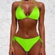 thumbnail image 2 of ¡Rebajas! Conjuntos de bikini Prolriy para mujer, tallas grandes, trajes de baño de dos piezas, push up, ropa de playa, trajes de baño, tankinis, trajes de baño para mujer, verde, talla L, 2 of 3