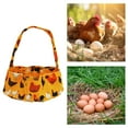 thumbnail image 3 of Bolsa de lona para huevos, cesta recolectora de huevos para huevos frescos, organizador de huevos, cesta portátil para recolectar huevos para granja Gallina negra, 3 of 9