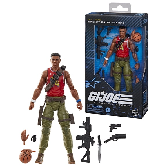 G.I. Joe Classified Series 189, Bradley “Big Lob” Sanders, 6” Action Figure