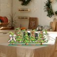 thumbnail image 6 of 5 Pcs Whimsical Christmas Table Decorations Wooden Lime Green  Table Centerpieces Lime Green Xmas Tree Wood Sign for Home Tabletop Ornament Holiday Xma Party Tiered Tray Decor, 6 of 6