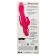 thumbnail image 5 of CalExotics Jack Rabbit Signature Heated Triple Fantasy Rabbit Vibrator, Pink, 5 of 12