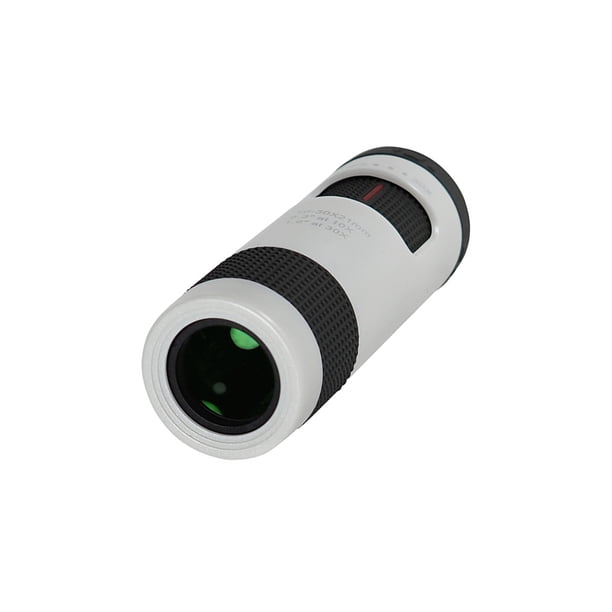 Sonducket Monocular ajustable para niños, senderismo, caza, exploración, telescopio portátil de 7 a 21 veces, equipo para exteriores, regalo de monoculares Blanco Sonducket OD032249-02