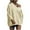 Beige-Fashion Sweatshirts, variant on Xcmzpl Women's Hoodies Cute Solid Color Hooded Sweatshirt Lightweight Sweater Tops Comfort Long Sleeve Shirts Winter Fashion