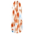 thumbnail image 4 of Fankiway Femmes Été Casual Col Rond Sans Manches Imprimés Robes Irrégulières Lâches Robes pour les Femmes Robes Sans Manches pour les Femmes Grande Taille, 4 of 5