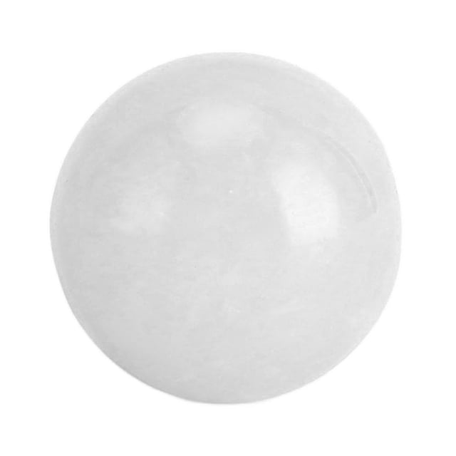 Cuentas redondas de chakras, accesorio de piedra para hacer joyas, cristal Artificial blanco, suave, para Yoga, meditación, curación energética