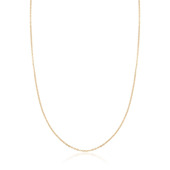 Ross-Simons 18kt Yellow Gold 1.5mm Cable Link Necklace, Women's, Adult