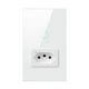 thumbnail image 3 of Aubess Tuya WiFi Switch & Socket Brazil Standard 4X2 Glass Panel 1/2 Buttons, 3 of 5