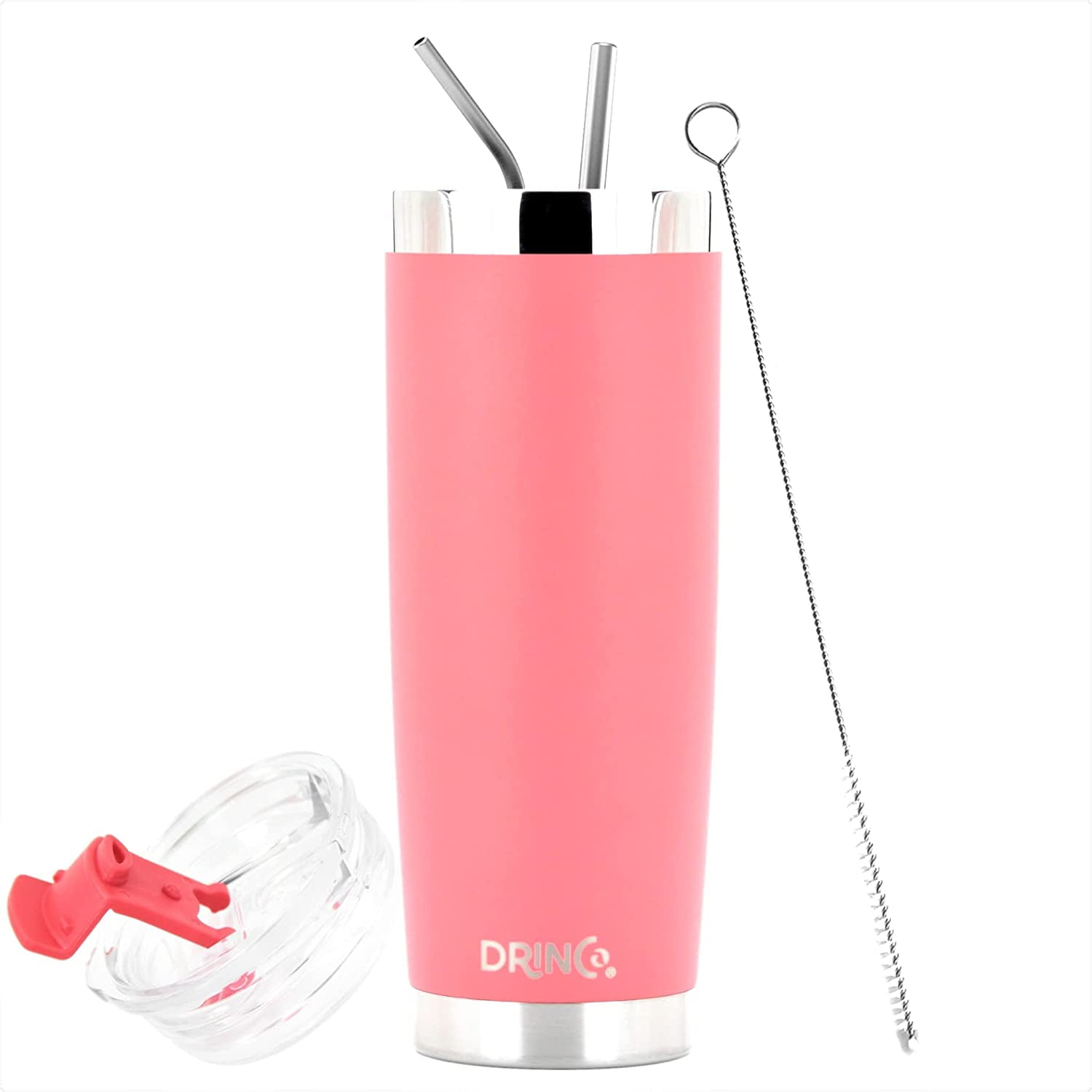 Tumbler Drink Your Effin Water 20 OZ Hot/Cold Metal Straw Lid