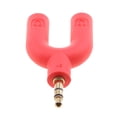 thumbnail image 3 of Conector Divisor De Auriculares Para Auriculares De 3,5 Mm, Adaptador De Conector Auxiliar en apariencia De U, 2 Paquetes, 3 of 8