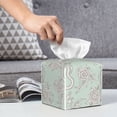 thumbnail image 6 of Tissue Retro Snake Box Cover Holder, Square by Xecao - Leather Decorative Organizer for Tabletop, Bathroom, Car, Office, 6 of 8