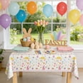 thumbnail image 4 of Easter Tablecloth 108x54 Inch - Disposable Party Table Cover, Large Bunny Egg Design Paper Tablecloth for Holiday, 4 of 6