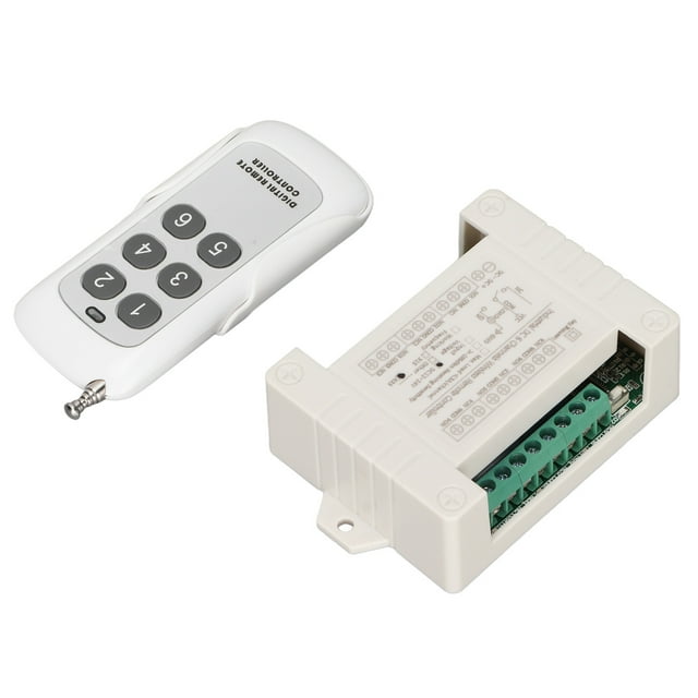 Interruptor de Control Remoto de Relé, Relé de Relé de Control Remoto Portátil para Puerta de Garaje