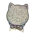 thumbnail image 4 of Juguete de madera con forma de gato, decorativo y que estimula la coordinación ojo-mano. Único. Estilo F, 4 of 9