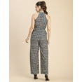 thumbnail image 4 of Moomaya Halter Neck Full Leg Printed Rayon Jumpsuit - Women's Summer Jumpsuit, 4 of 9