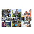thumbnail image 3 of Cordless Fan Jacket Reflective Summer Cooling Fan Clothes Refrigeration Sun Protection Work Clothes Long Sleeve White Fan, 3 of 8