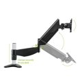 MRC2106A Single Head, Height Adjustable Monitor Desk Mount for