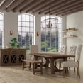 thumbnail image 4 of Alpine Furniture Newberry Wood Dining Bench in Weathered Natural, 4 of 8