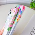 thumbnail image 4 of for iPhone 14 Pro Max Case Compatible with MagSafe, Floral Print Magnetic Translucent Matte Lens Camera Protection Flower Phone Case for iPhone 14 Pro Max for Women Girls - Yellow, 4 of 10