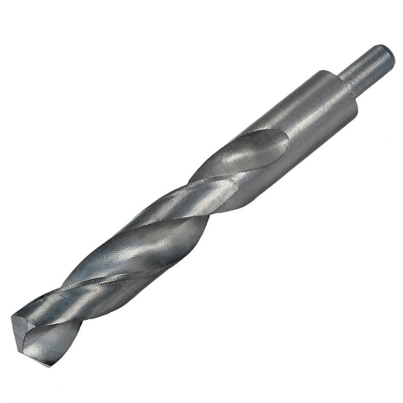 Reduced Shank Twist Drill Bits 25mm High Speed Steel HSS 4241 with 1/2 Inch Shank 1 Pcs